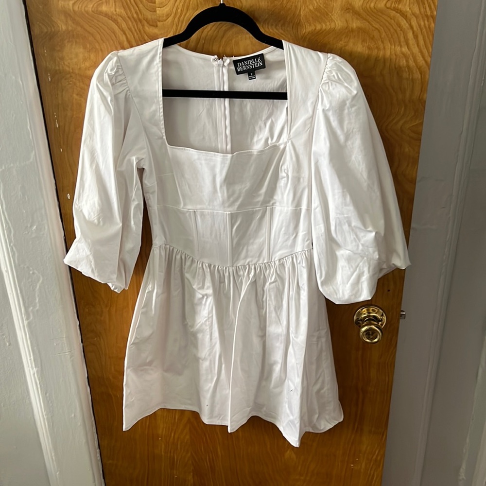 White danielle Bernstein dress